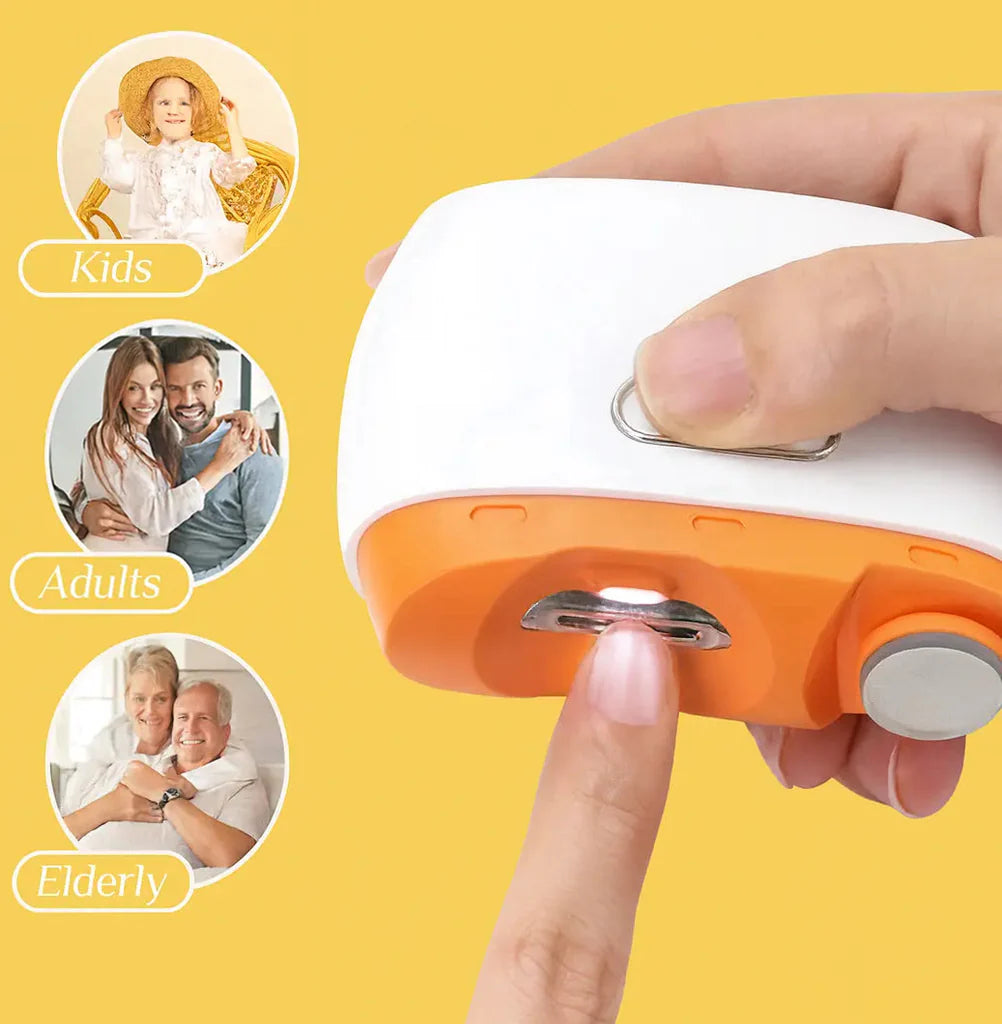 2 in 1 automatic electric nail clipper