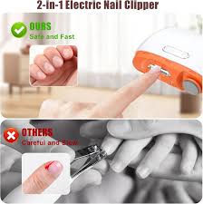 2 in 1 automatic electric nail clipper